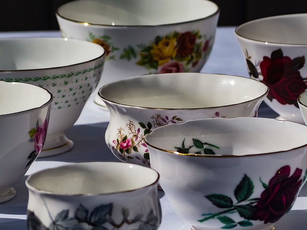 Fine china bowls