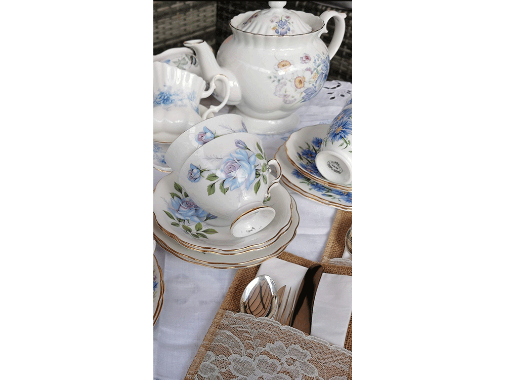 Vintage tea service