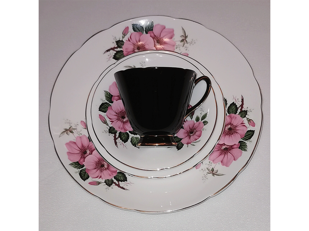 Fine china cup and plates