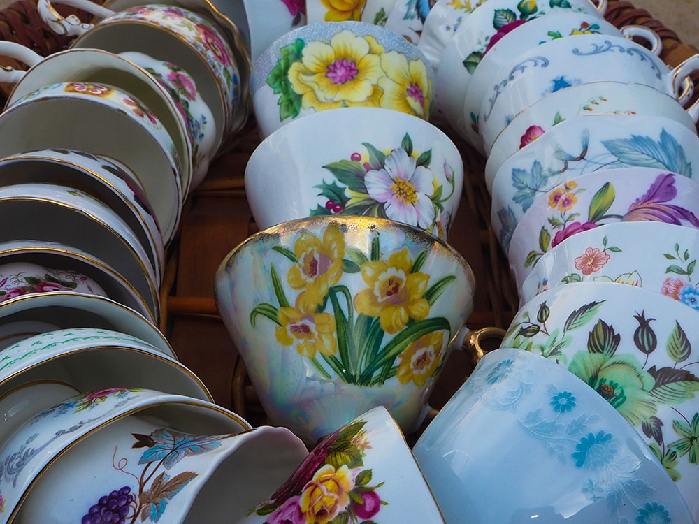 Vintage fine china cups