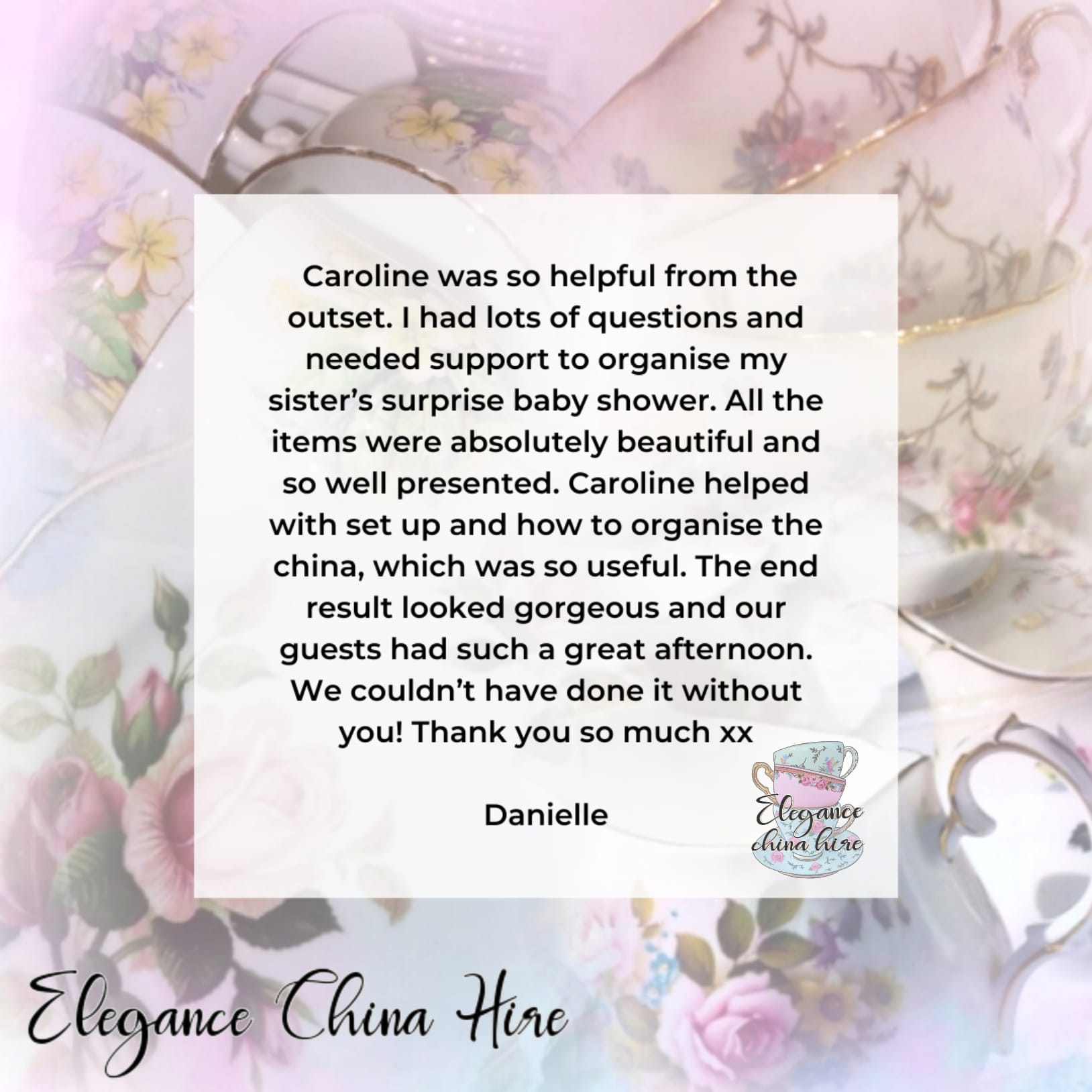 review for Elegance China Hire