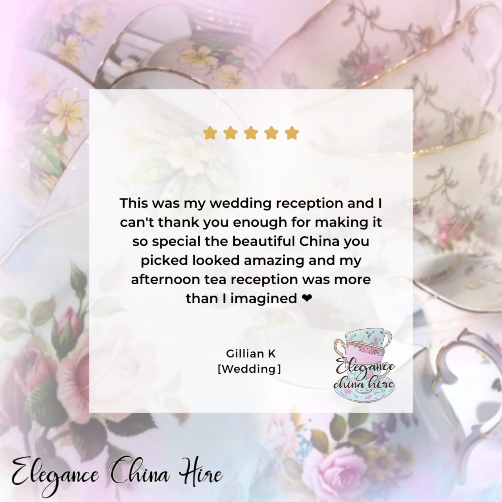 review for Elegance China Hire