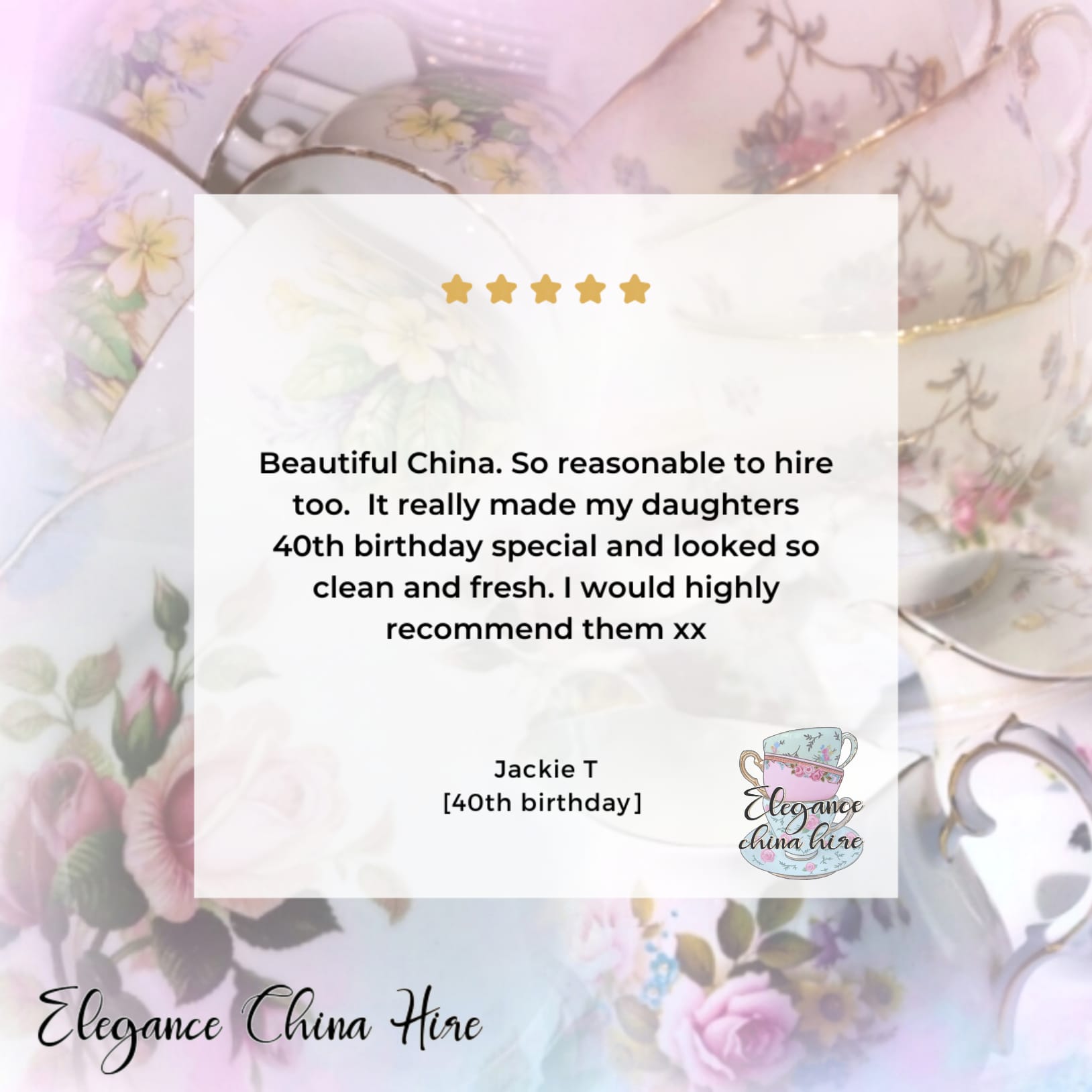 review for Elegance China Hire