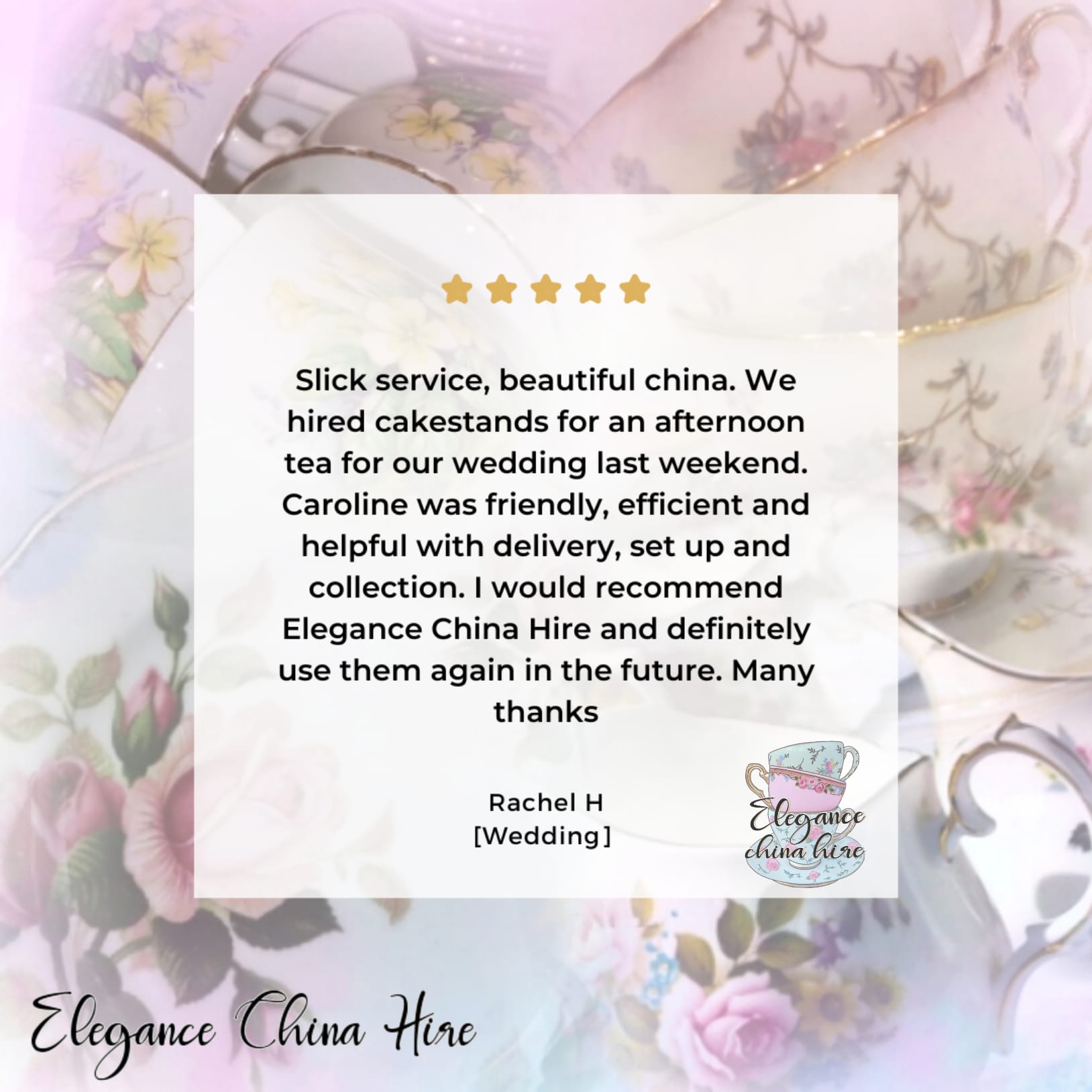 review for Elegance China Hire