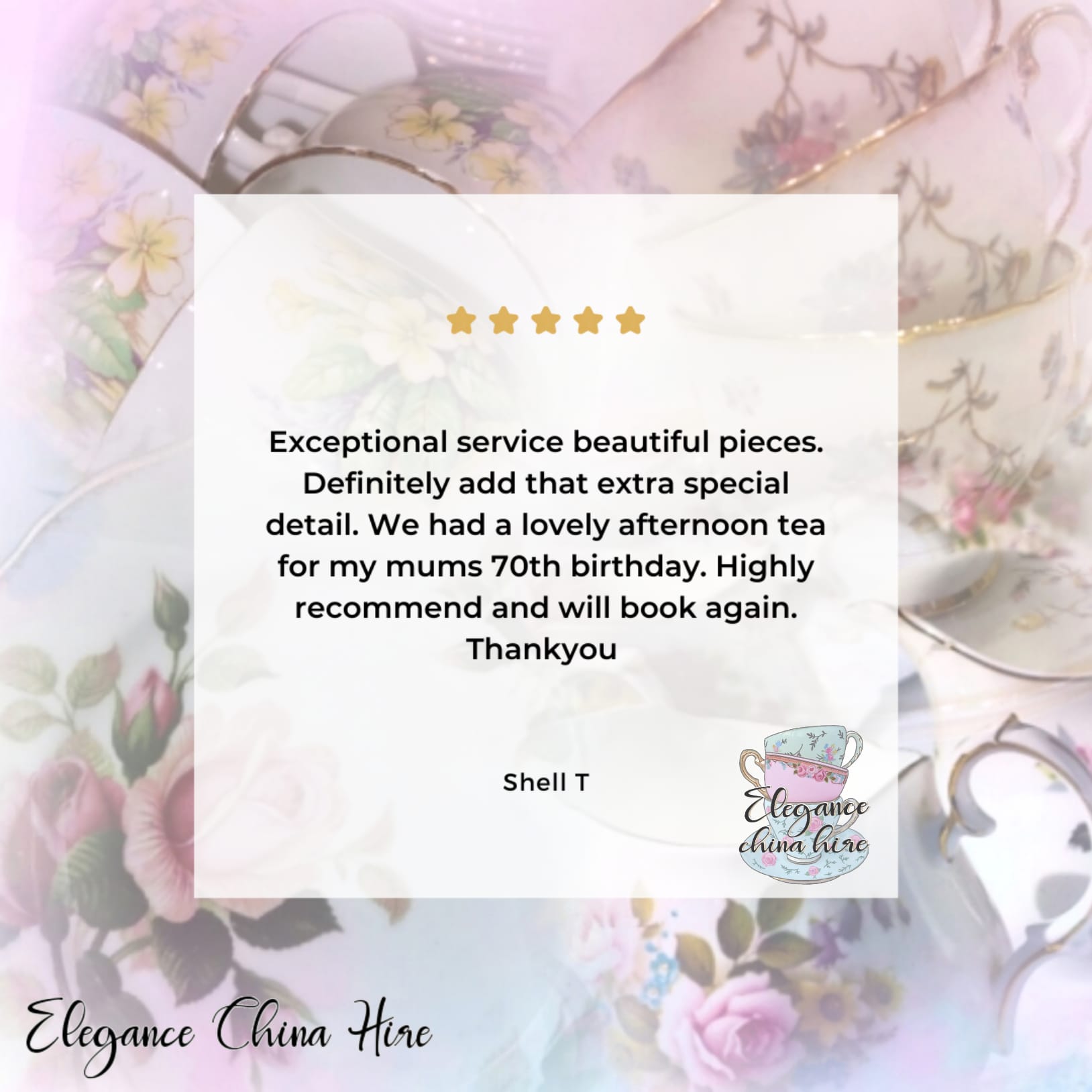review for Elegance China Hire