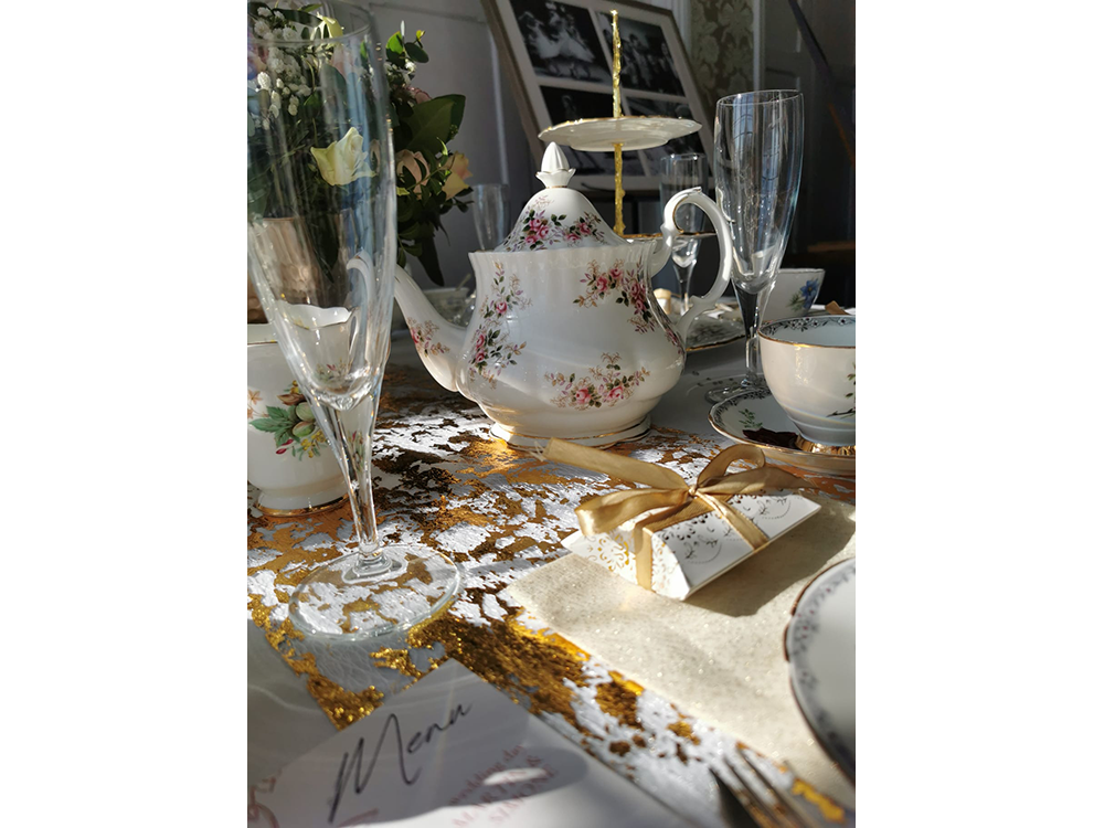 Vintage China for weddings by Elegance China Hire