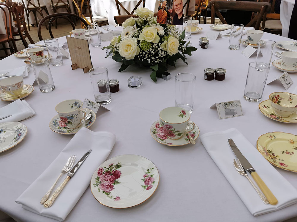 Vintage China for weddings by Elegance China Hire