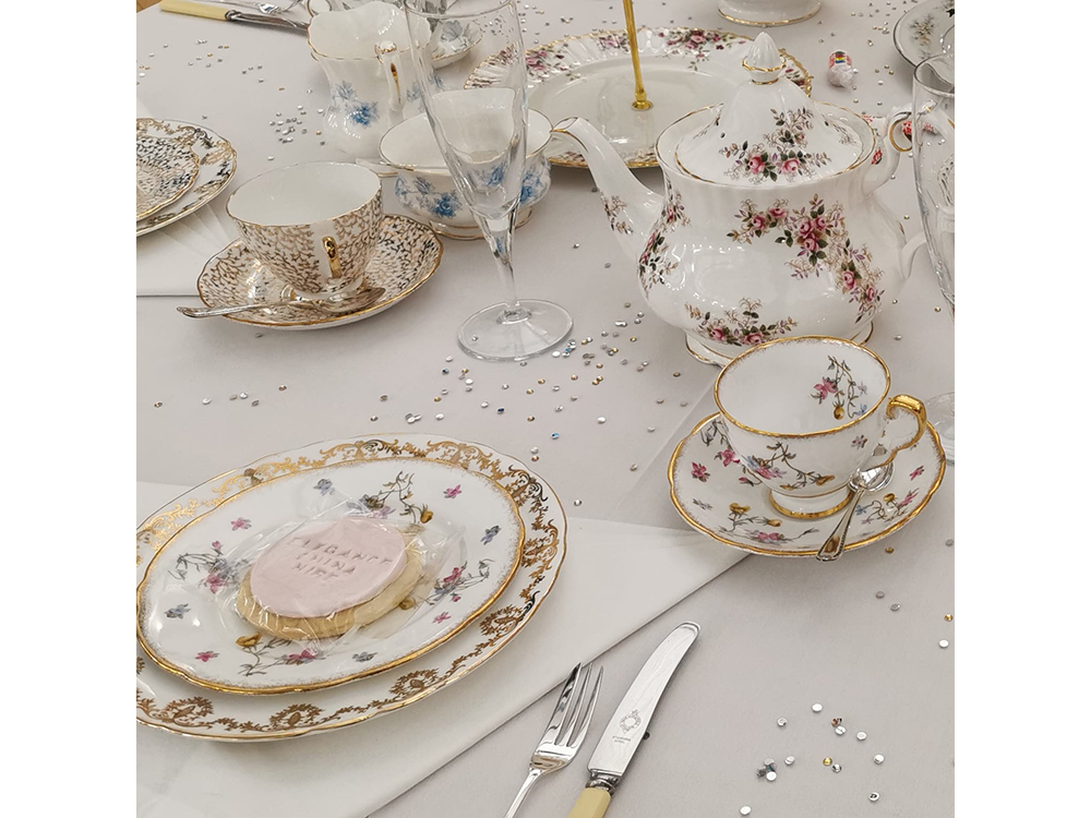 Vintage China for weddings by Elegance China Hire